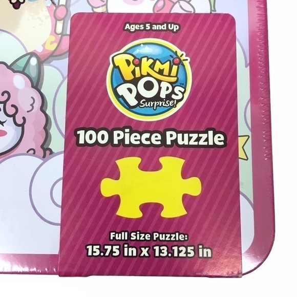 PIKMI POPS SURPRISE 100 Piece Puzzle Metal Lunchbox Carry Case 2018 Sealed NWT - Picture 3 of 10